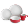 wholesale discount baum red dinnerware set