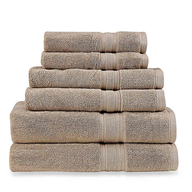 wholesale beige bath hand face towel set