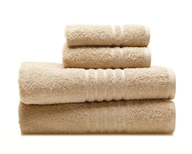 beige towel set 