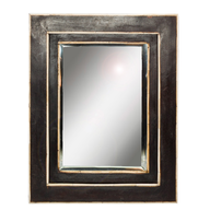 black wooden mirror closeouts