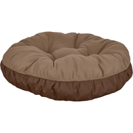 brown dog bed pallets