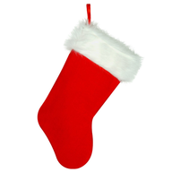 surplus christmas red stocking