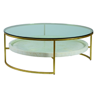 overstock monte round coffee table