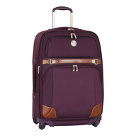 salvage purple luggage