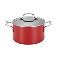 red pot cookware