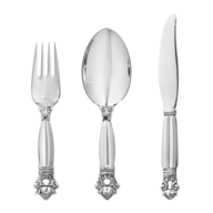 silver serving utensils lots