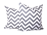 overstock silver white pillow sets