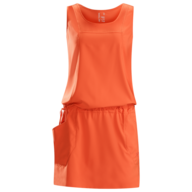 womens orange dress closeouts